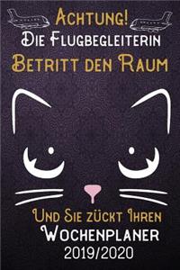 Achtung! Die Flugbegleiterin betritt den Raum und Sie zückt Ihren Wochenplaner 2019 - 2020