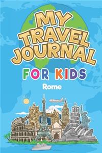 My Travel Journal for Kids Rome