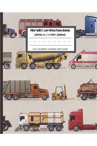 Primary Composition Book Grades K-2 Story Journal