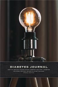 Diabetes Journal - Easy to Use Daily Blood Sugar Logbook for Type 1 Diabetes (Glycemic Record / Blood Glucose Tracker) Special Edition