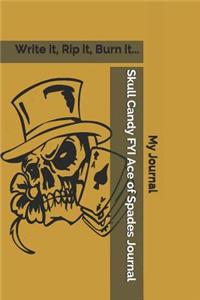 Skull Candy FYI Ace of Spades Journal