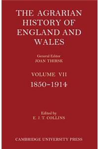 Agrarian History of England and Wales 3 Part Set: Volume 7, 1850-1914