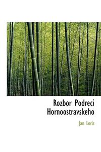 Rozbor Podreci Hornoostravskeho
