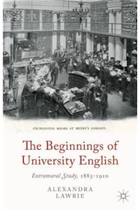 Beginnings of University English