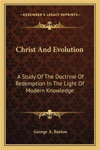 Christ and Evolution