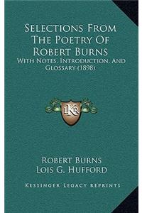 Selections from the Poetry of Robert Burns