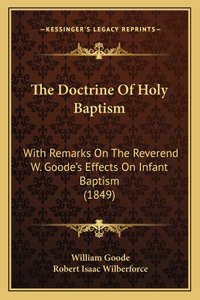 Doctrine of Holy Baptism