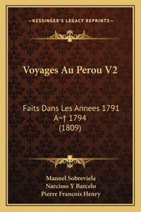 Voyages Au Perou V2