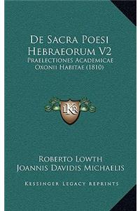 De Sacra Poesi Hebraeorum V2