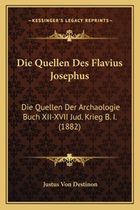 Quellen Des Flavius Josephus