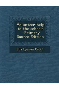 Volunteer Help to the Schools