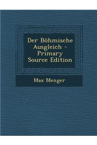 Der Bohmische Ausgleich
