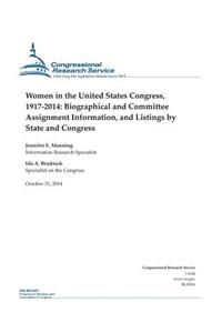 Women in the United States Congress, 1917-2014