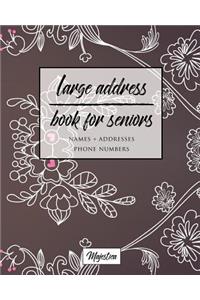 Large Address Book For Seniors