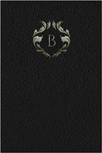 Monogram "B" Blank Book