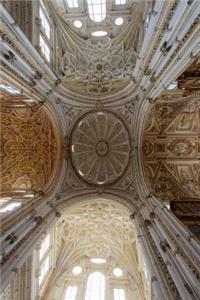 An Awesome View of the Ceiling in the Mezquita in Cordoba Spain Travel Journal
