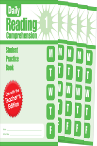 Daily Reading Comprehension, Grade 1 Student Edition Workbook (5-Pack)