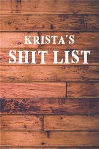 Krista's Shit List