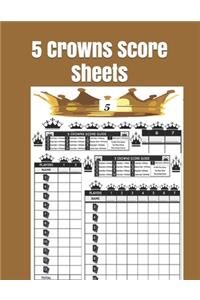 5 Crowns Score Sheets