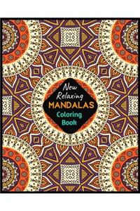 New Relaxing MANDALAS Coloring Book