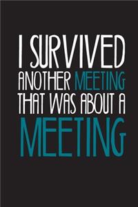 I Survived Another Meeting That Was About A Meeting