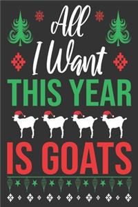 All I Want this year is goats