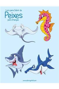 Livro para Colorir de Peixes para Crianças