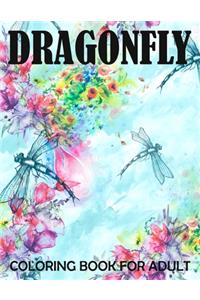 dragonfly coloring books for adult