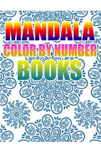 Mandala Color by Number Books