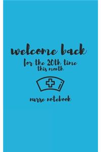 welcome back ... journal for nurse /doula / midwife