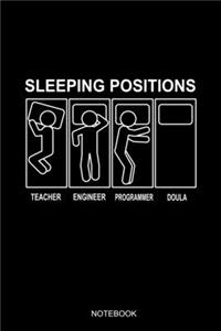Sleeping Positions Doula Notebook