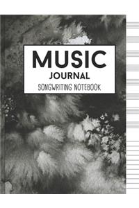 Music Journal Songwriting Notebook