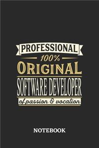 Professional Original Software Developer Notebook of Passion and Vocation