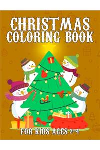 Christmas Coloring Book for Kids Ages 2-4