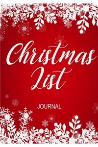 Christmas List Journal