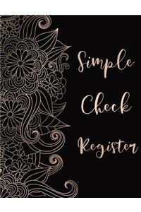 Simple Check Register