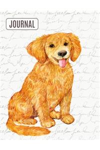 Big Fat Bullet Style Journal Notebook Cute Retriever