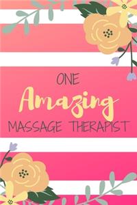 One Amazing Massage Therapist