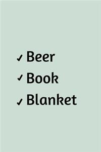 Beer Book Blanket