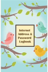 Internet Address & Password Logbook