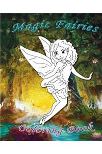 Magic fairies. Coloring book