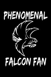 Phenomenal Falcon Fan: Team Sports Journal, 6x9 Lined Blank Notebook Journal, College Rule Paperback Softcover