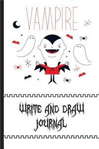 Vampire Write and Draw Journal