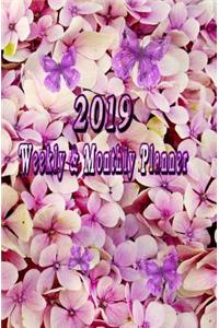 Acadmic Planner 2018-2019 Weekly Monthly and Yearly: 13 Months, November 2018 Through January 2020, 269 Pages, 2 Pages Productivity, Thick Paper 5.25 X 8 to Achieve Your Goals, Floral Cover