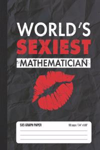 World's Sexiest Mathematician 5x5 Graph Paper
