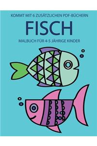 Malbuch für 4-5 jährige Kinder (Fisch)