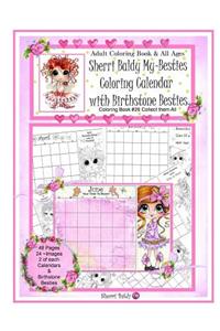 Sherri Baldy My Besties Coloring Calendar with Birthstone Besties Coloring Book