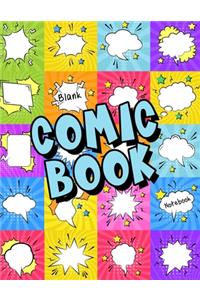 Blank Comic Book Notebook