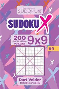 Sudoku X - 200 Easy to Normal Puzzles 9x9 (Volume 9)