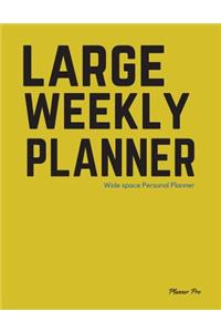 Large Weekly Planner